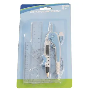 Sages High quality math bow compass set, cheaper metal divider bow compasses