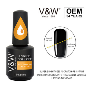 Super <span class=keywords><strong>brillo</strong></span> no limpiar la capa superior no necesita limpiar superior cubierta de gel uv superior gel - Product Image 4