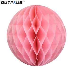 12 inch 30 cm white pendant color tissue paper honeycomb ball - Product Image 3