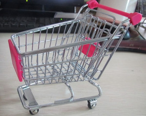 Supermarket mini shopping cart mainan - Product Image 2