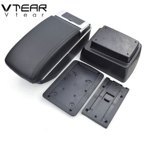 Reposabrazos Vtear para <span class=keywords><strong>Skoda</strong></span> <span class=keywords><strong>Fabia</strong></span> con Carga USB, Caja de Almacenamiento de Doble Capa Elevada, Almacenamiento Central, Accesorios para Automóviles 15-17 - Product Image 6