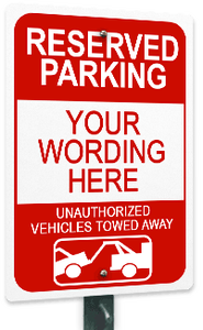 Fabrika Özelleştirilmiş yansıtıcı Hiçbir Park alüminyum metal işareti bilgilendirici trafik uyarı işareti yol güvenliği için - Product Image 4