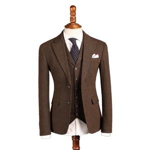 Costume trois pièces sur mesure, confectionné sur mesure, fait main, costume d'affaires, costume de bureau personnalisé pour homme - Product Image 5