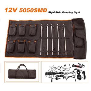 <span class=keywords><strong>Kit</strong></span> de barra de luz <span class=keywords><strong>LED</strong></span> para acampada, lámpara para caravana, autocaravana, 5050 tiras, DC12V