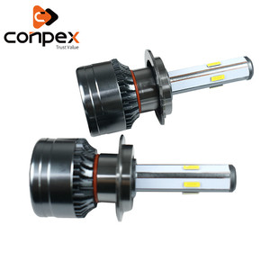 Phare LED d'usine chinoise Conpex, phare LED à <span class=keywords><strong>5</strong></span> côtés, <span class=keywords><strong>ampoule</strong></span> de phare LED <span class=keywords><strong>H7</strong></span>, H1, H3, H4, H11, 9005, 9006, kit de phare automobile - Product Image 2