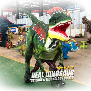 Disfraz de <span class=keywords><strong>dinosaurio</strong></span> de baile para adulto, traje de cosplay realista para caminar - Product Image 2