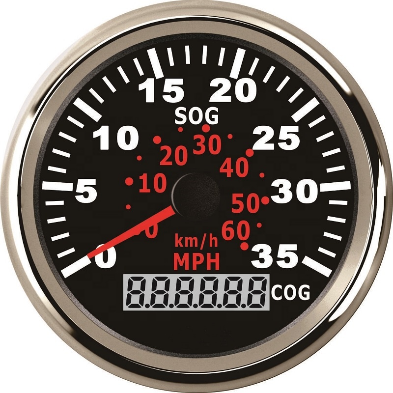 ELING 85mm GPS Speedometer Waterproof Motorcycle 35MPH 60KM/H With Course and Backlight