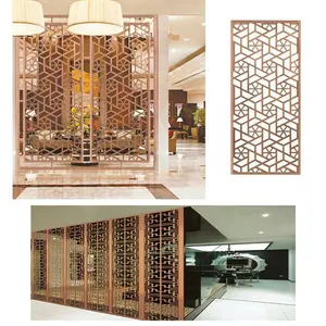 Laser Cut Trang Trí Kim Loại Hàng Rào Panel Cho Vườn Tre Màn Hình