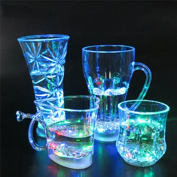 Best selling light up beer mug led wine glasses drinking glass
