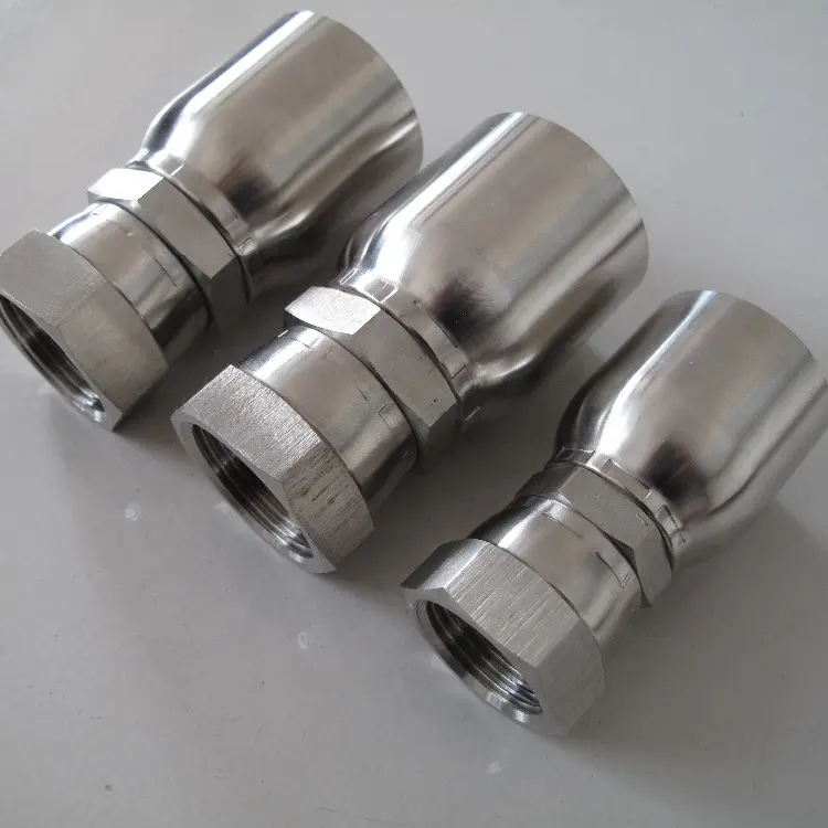 Stainless stahl Parker 43 serie Crimp Style Hydraulic Hose Fittings mit benutzerdefinierte