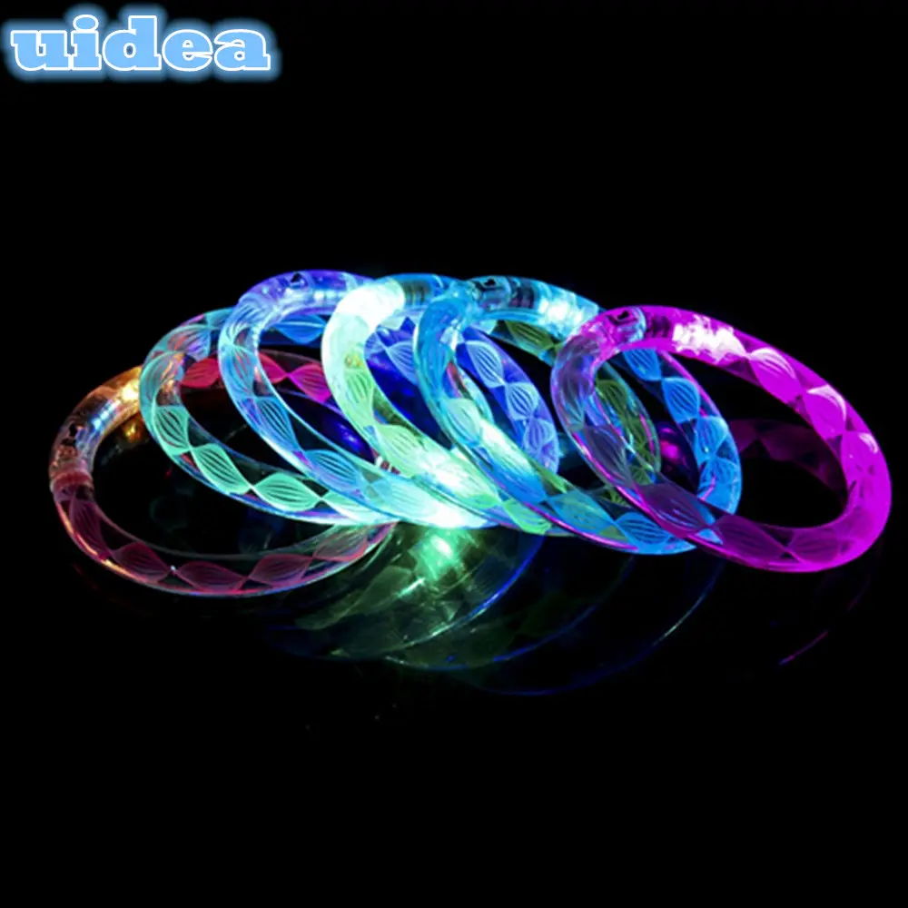 Cheap LED Color Chanigng Bubble Bracelet for Rave /RGB Flashing LED Party Bottle Ring for Party