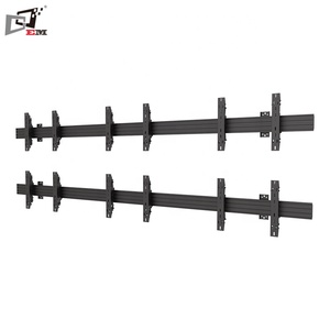 شاشات متعددة قابل للتعديل دفع الجرف التلفزيون جدار جبل لمدة ستة أجهزة التلفاز - Product Image 2