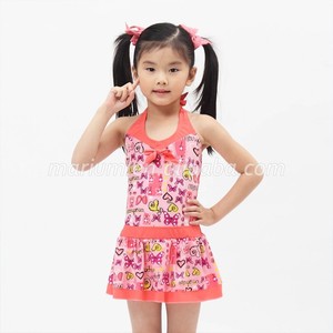 Traje de Baño Deportivo Rosa de Una Pieza para Niñas, Estilo Nuevo - Product Image 2