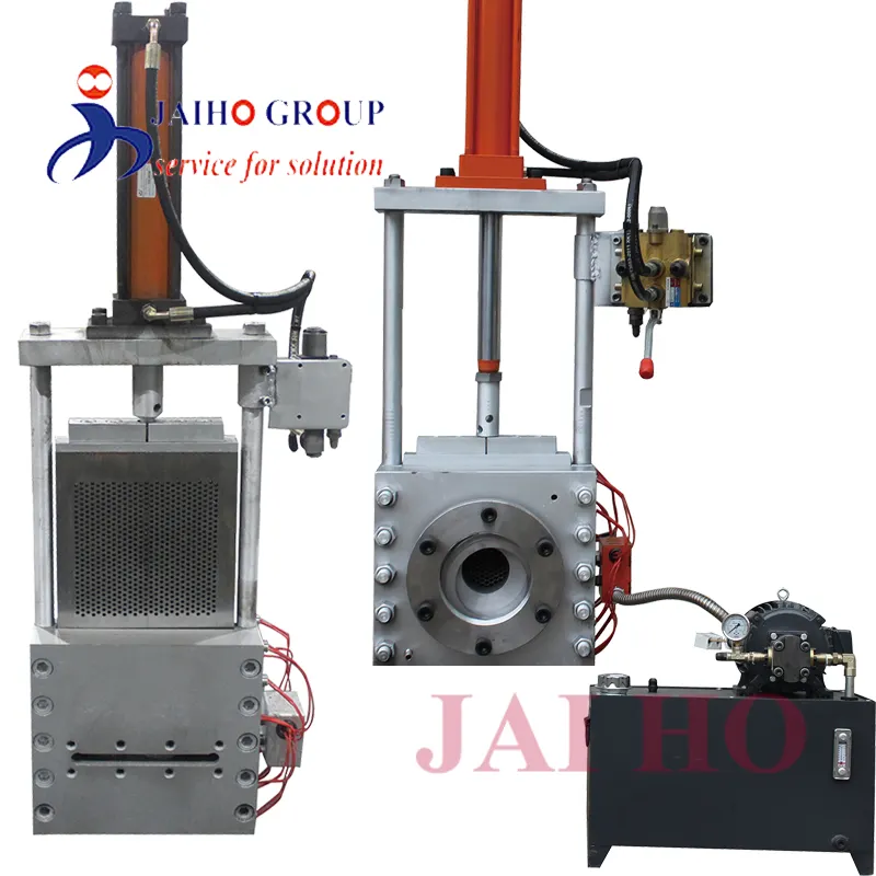 hot sales Hydraulic screen changer for the recycling machine