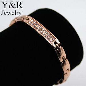 Dames <span class=keywords><strong>bio</strong></span> énergie germanium bracelet en acier inoxydable or <span class=keywords><strong>rose</strong></span> germanium bracelet <span class=keywords><strong>de</strong></span> santé <span class=keywords><strong>de</strong></span> puissance - Product Image 2