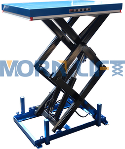 Tijera hidráulica plataforma elevadora 1 año de garantía y 1Ton peso altillos para venta - Product Image 2
