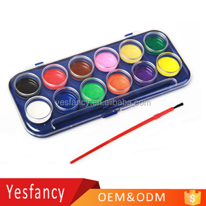 Mejor 12 colores estudiantes <span class=keywords><strong>acuarela</strong></span> pastel set OEM aceptado <span class=keywords><strong>acuarela</strong></span> pintura por número - Product Image 1