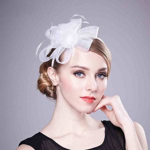 <span class=keywords><strong>Las</strong></span> muchachas de la frente decoración de plumas cintas para el pelo ornamento - Product Image 2