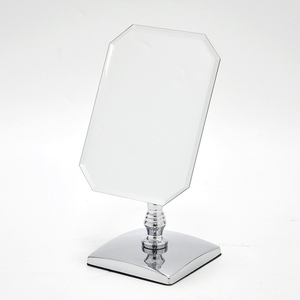 Miroir sur pied rond 2 en 1 en fil de cuivre classique - Product Image 6