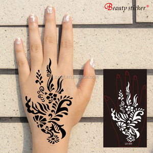 Femmes Amovible <span class=keywords><strong>Sexy</strong></span> Dentelle Henné Blanc Tatouage Autocollant - Product Image 1