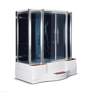 factory price steam shower room 10mm thickness roof&8mm glass steam shower