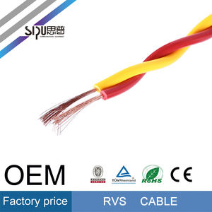SIPU RVS linh hoạt 450/750 V PVC twisted 0.5 mét cáp vuông dây điện dây điện - Product Image 2