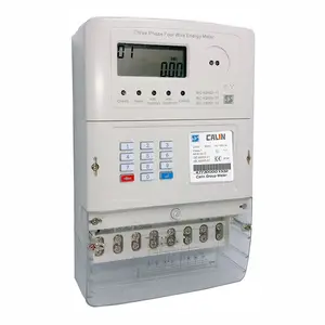 Compteur d'énergie électrique préchargée, rs-485 unique/3 phases, pré-équilibré, vente en gros