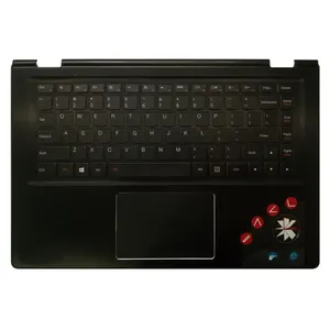 Lenovo Yoga3-14ラップトップトップカバー用タッチパッドとキーボードパームレスト5CB0H35619を備えた高品質のトップケースブラック
