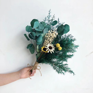 Fournisseur de fleurs séchées, feuilles d'<span class=keywords><strong>eucalyptus</strong></span> séchées et conservées, fleurs séchées en vrac pour bouquet de mariage - Product Image 2