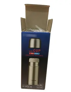 Brand stainless steel vacuum bottle custom packaging box Classic polishing corrugated boxes