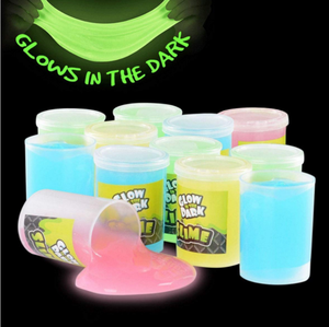 W027 Glow In The Dark Kids Groothandel Kleur Crazy Slijm Stopverf Slijm Charms Slime - Product Image 4