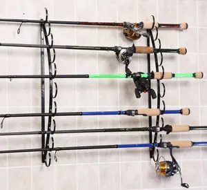 Montaggio a parete Canna Da Pesca e Canna Da Pesca Holder Rack