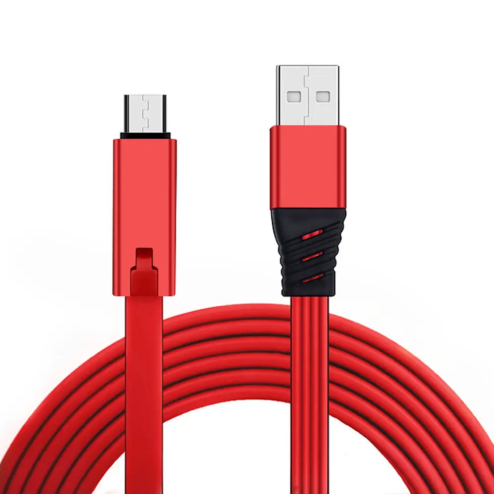 Kabel Usb Mikro Pengisian Daya Cepat 2,4 A, Kabel Android DIY Diperbarui untuk Huawei Xiaomi