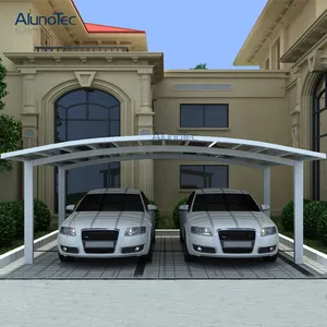 Chỗ đậu xe ô tô hình chữ M chất lượng cao bằng nhôm polycarbonate cho nhà để xe - Product Image 4