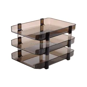 US-4033 Office Plastic Folding Desk Tray File Document Tray