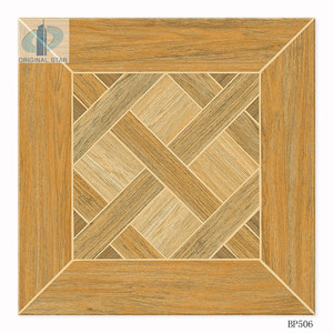 Wooden Design 500x500 mm Room Tile Bathroom Floor Tile Ceramica - Product Image 1