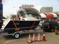 Kastking — bateau de pêche candie rigide de 5.8m, accessoire marin en aluminium renforcé de haute qualité