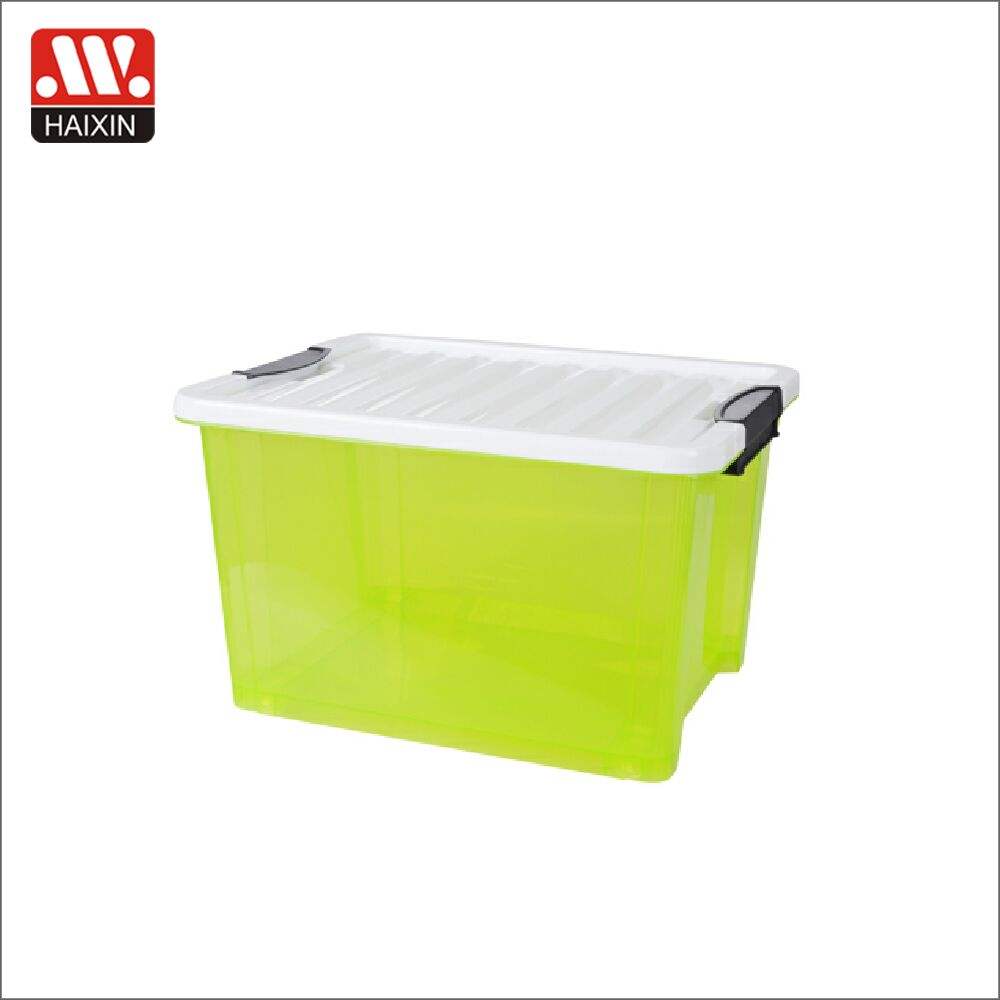 Wholesale Large Capacity Green Clear Plastic Storage Box
