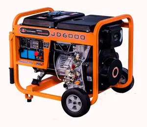 Tipo abierto pequeño 220V 50HZ 5kw generador de motor JD6000