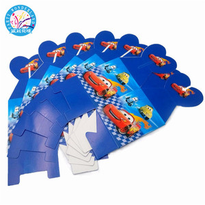 Los favores de los coches Rayo de papel de caramelo caja fiesta bebé ducha dulces Decoración de cumpleaños Cajas de Regalo - Product Image 3