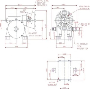 Irrigation System Drive Train Gearbox <strong>Center</strong>-dive Gear Box