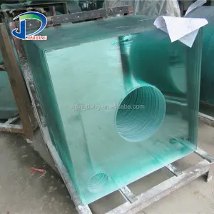 Jindong kính trang trí 10mm Tempered Kính tùy chỉnh chất lượng cao phẳng/đường cong siêu rõ ràng ThủY Tinh Hồ Cá