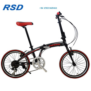 Vélo de poche flamant rose de 20 pouces, bicyclette <span class=keywords><strong>pliable</strong></span> en acier de bonne qualité, style thaïlandais, - Product Image 3