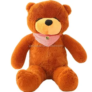 Vendita all'ingrosso 5 piede teddy bears-Grandi giocattoli di Peluche 5 Piedi Teddy Bear Molle Brown Premium Gigante Farcito Animale 60 Pollice Coccole Compagno