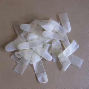 Hoge Kwaliteit Transparante Latex Vingerbedjes Gesneden Type Vingerbedjes - Product Image 1