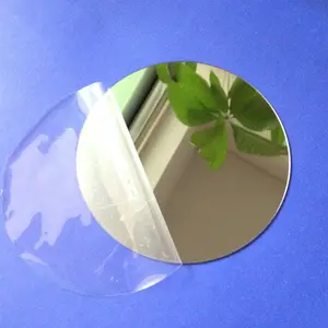 Dropshipping Diam 100x1mm Thick Acrylic Wall Mirrors Round Sheet Stickers Plastic PMMA Hotel Decorative Miroir Mural DIY Plak