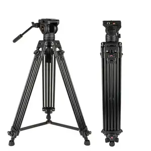 Cayer BV30L Tripod Foto Profesional, Kualitas Tinggi untuk Video DSLR Kamera Mount Tripod Portabel