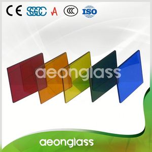 CE and ISO9001 price for <span class=keywords><strong>the</strong></span> building's colored glass Gray - Product Image 5