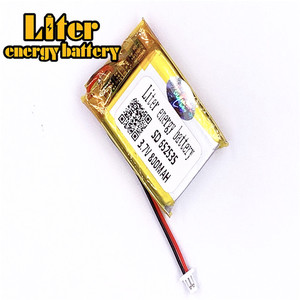 Plug 1.0-2 P 3.7 V 652535 800 mah rechargeable Lithium ion polymer battery - Product Image 1