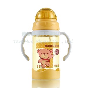 Libre de BPA botella de alimentación para bebes / niños con temperatura sintiendo la función y mango de la tapa 8168 - Product Image 3